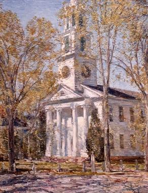 Childe Hassam Church at Old Lyme oil painting image